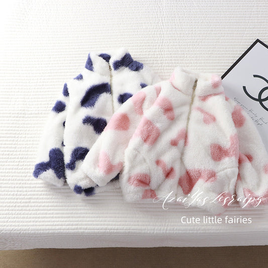 Blusa Infantil de Felpa