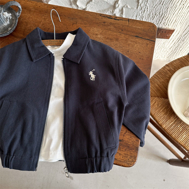 Bolsillos con cremallera para chaqueta infantil
