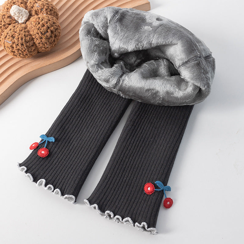 Pantalones de Invierno para Niños en Color Cereza