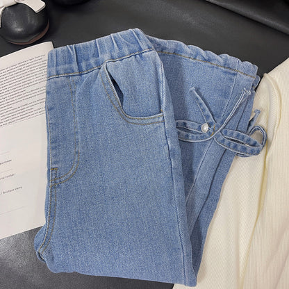 Pantalones  con lazo para niños