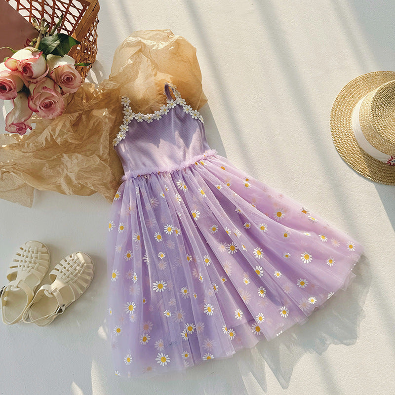 Vestido Infantil Margaritas