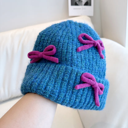 Gorro Infantil Súper Cálido Con Lazos