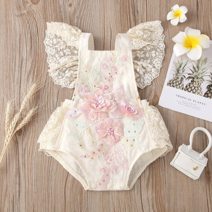 Body infantil de Encaje Floral