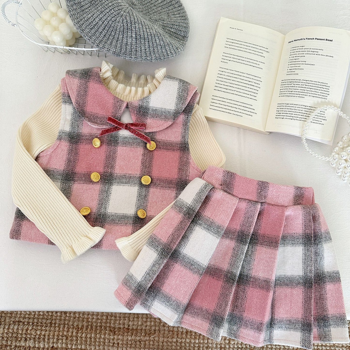 Conjunto de Cuadros Rosas para Niña
