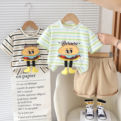 Conjunto de hamburguesas para niños y hombres