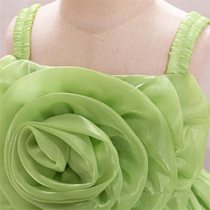 Vestido de Fiesta Infantil de Flores