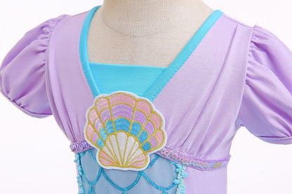 Vestido infantil princesa sirena