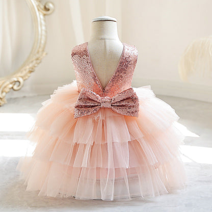 Vestido de fiesta infantil Lensjuelas