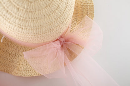 Vestido Infantil Con Flores Rosas