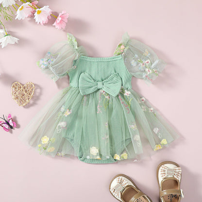 Body infantil de Encaje Floral