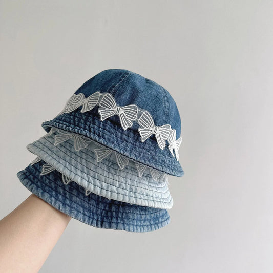 Sombrero vaquero infantil con pequeñas flores
