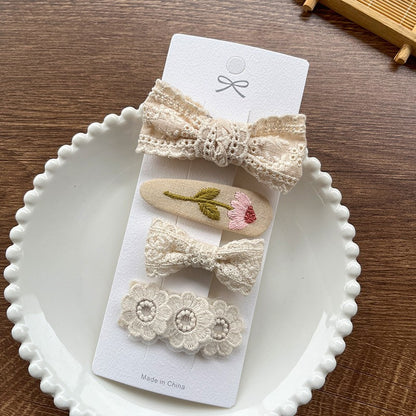 Kit de Clips de Flores Delicadas