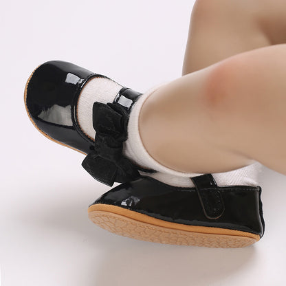 Zapato Infantil de Charol con Lazo