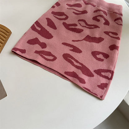 Conjunto de Niña con Estampado de Leopardo