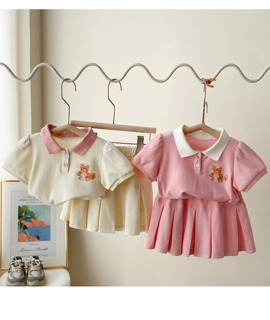 Conjunto de Osito de Peluche para Niñas