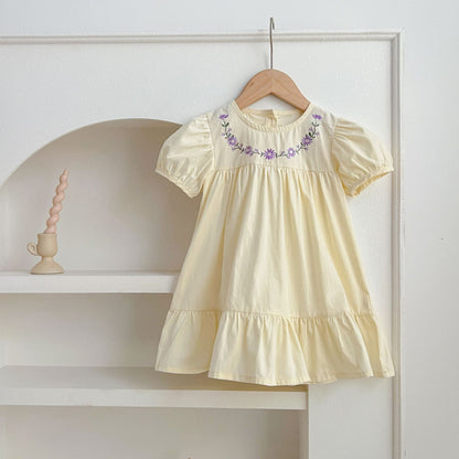 Vestido Infantil de Verano Florecitas