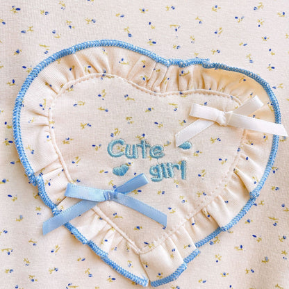 Conjunto Infantil de Mujer Azul Delicado