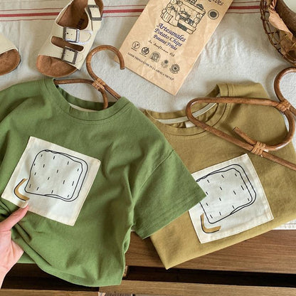 Camiseta Infantil de Verano Minimalista