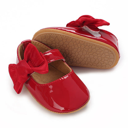 Zapato Infantil de Charol con Lazo