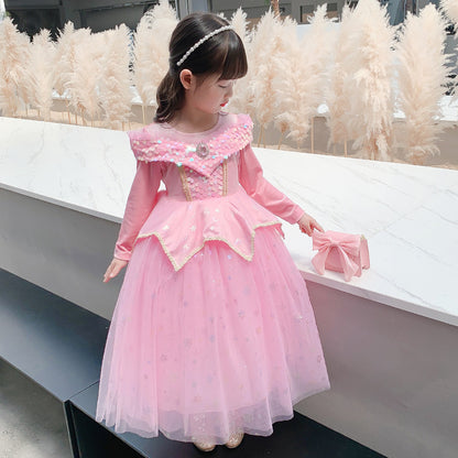 Vestido De Fiesta Princesa Rosa