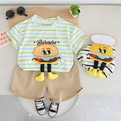 Conjunto de hamburguesas para niños y hombres
