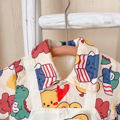 Peto Infantil con Diseño de Dinosaurios de Colores