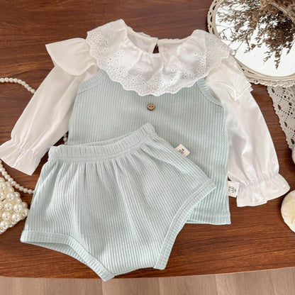 Conjunto Infantil Femenino 3 Piezas Princesa