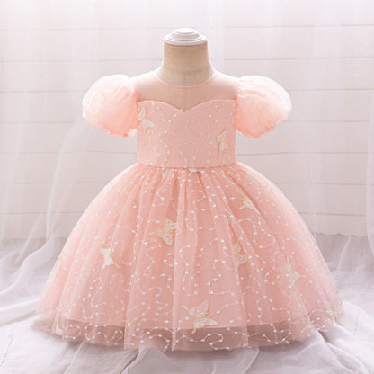 Vestido de Fiesta Infantil Mariposa
