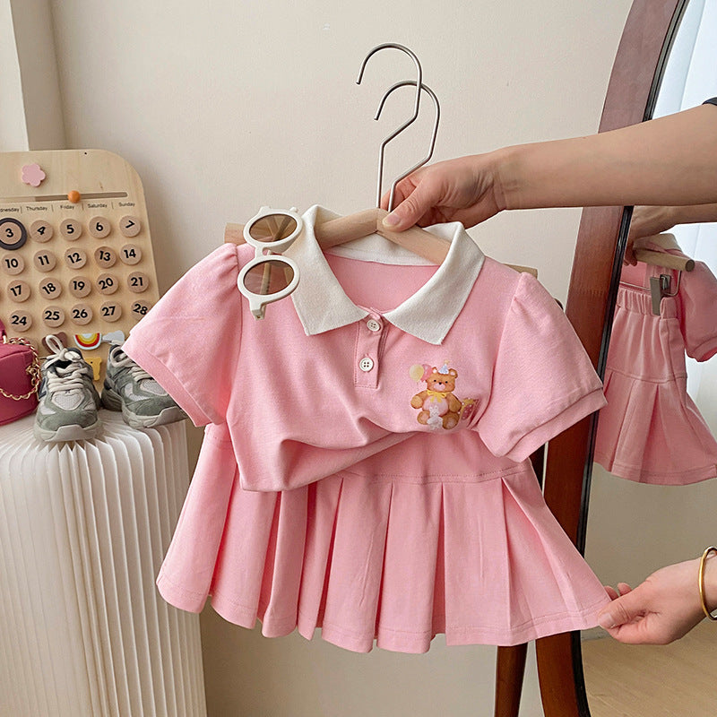 Conjunto de Osito de Peluche para Niñas