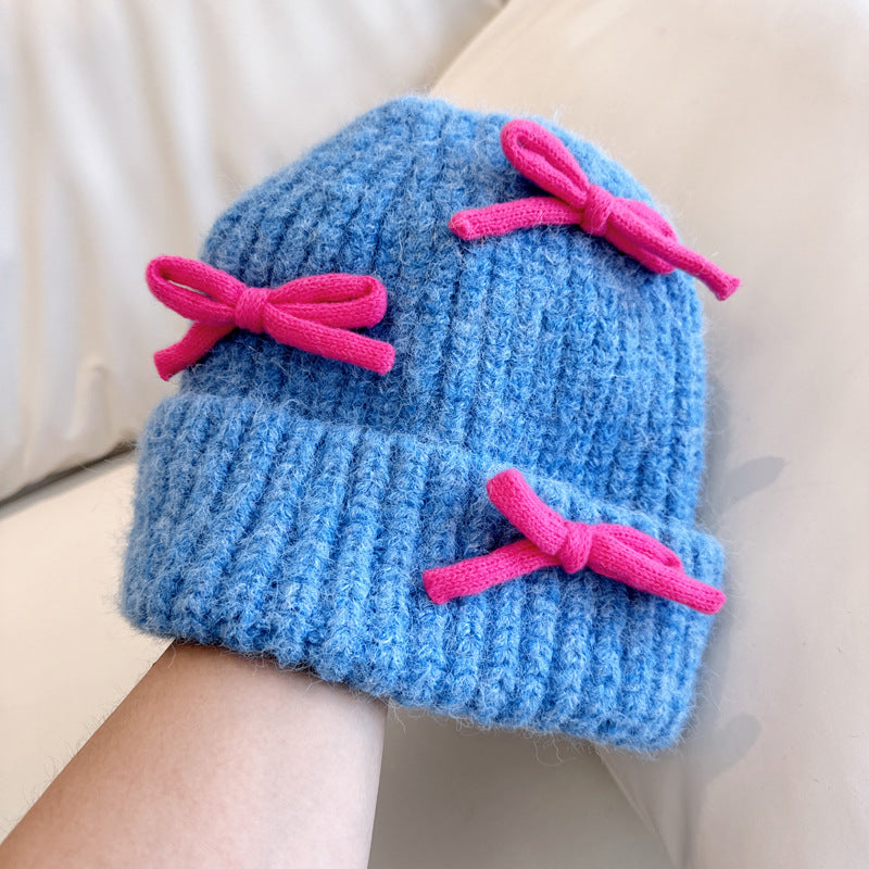 Gorro Infantil Súper Cálido Con Lazos