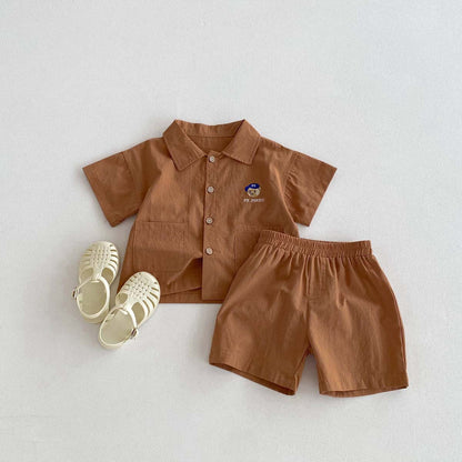 Conjunto de Bolsillos con Forma de Osito de Peluche para Niño
