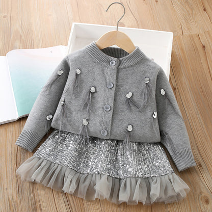 Conjunto Infantil Mujer Lentejuelas