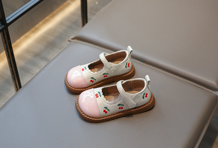 Moda Cerejinhas Zapatos Infantiles