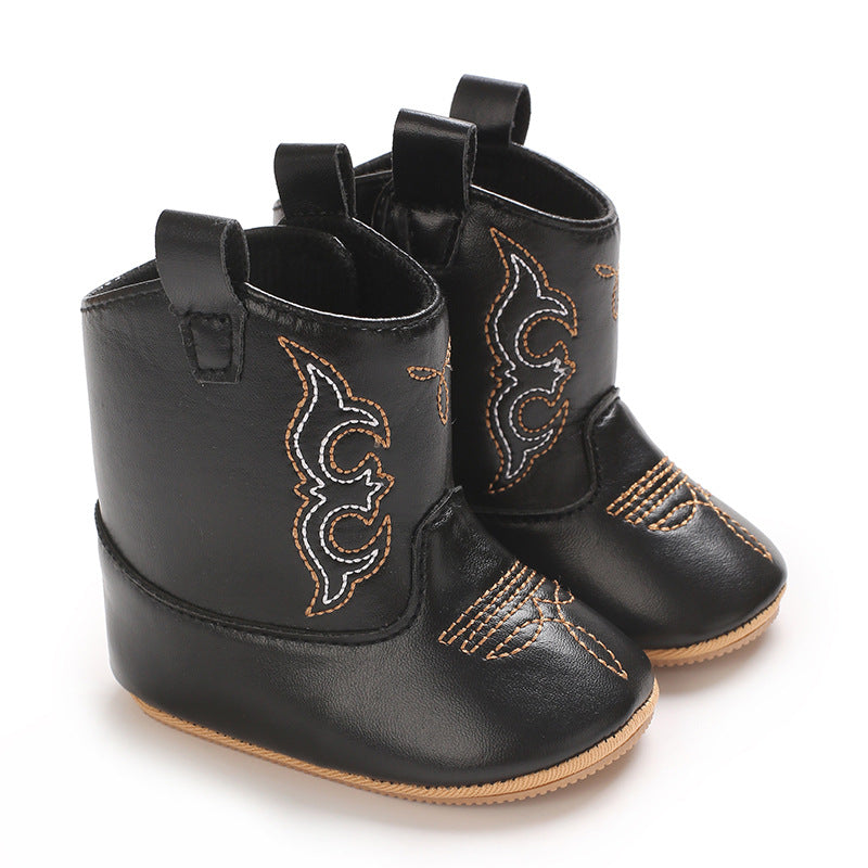 Botas para Niños con Bordados Campestres