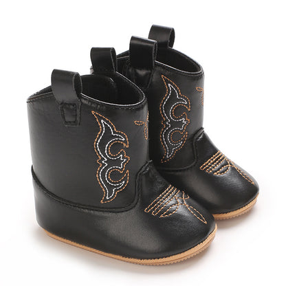 Botas para Niños con Bordados Campestres