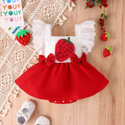 Body Infantil de Manga corta Fresa