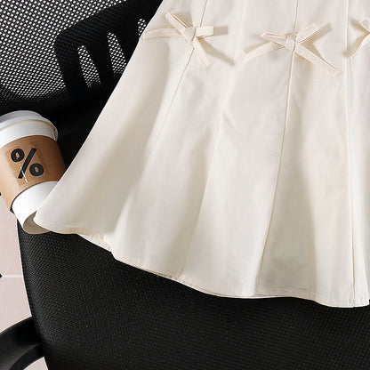 Vestido Infantil con Lazos