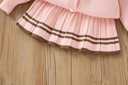 Conjunto Niña Cuello Punto Cerezas