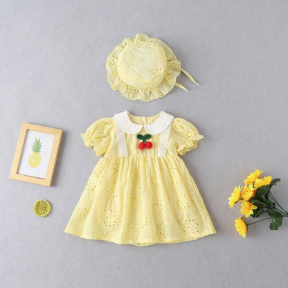 Vestido Infantil Lese Cerejinha