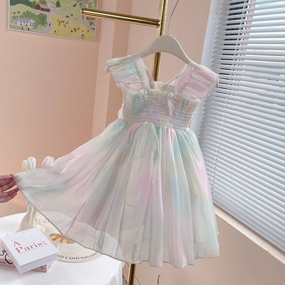 Vestido Infantil Mariposa Degradado
