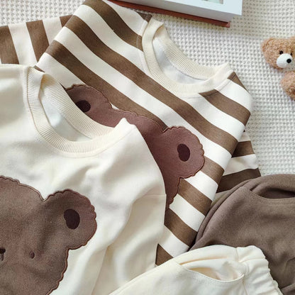 Conjunto infantil de invierno con ositos de peluche