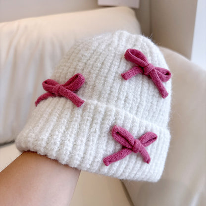 Gorro Infantil Súper Cálido Con Lazos