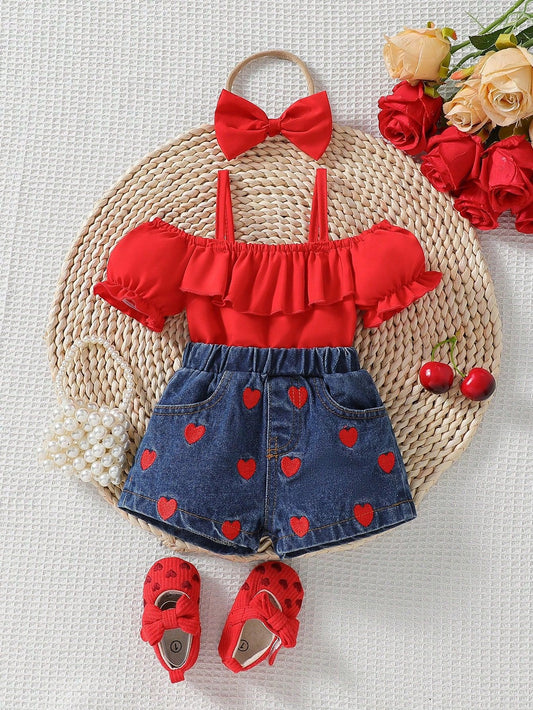Conjunto de niña Red Love