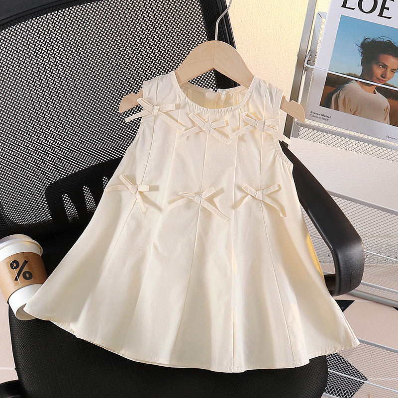 Vestido Infantil con Lazos
