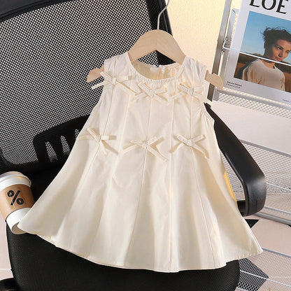 Vestido Infantil con Lazos