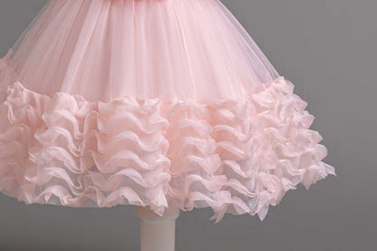 Vestido de fiesta infantil Florzinha
