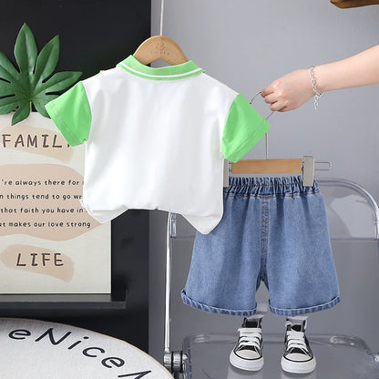 Traje de dinosaurio de verano para niños