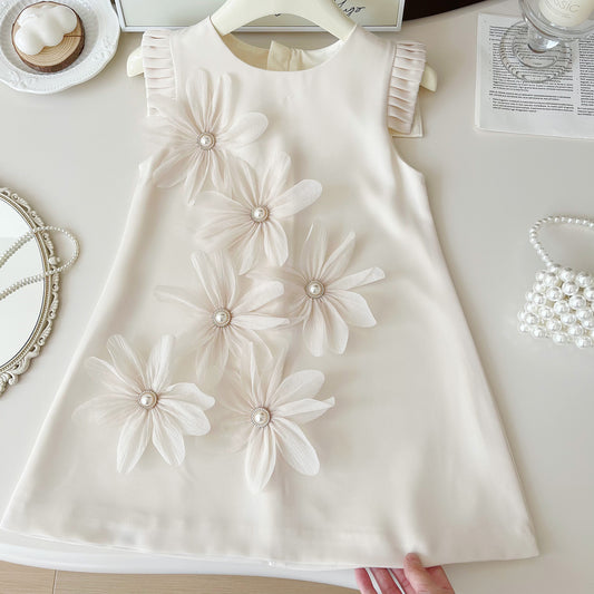 Vestido Infantil de Flores