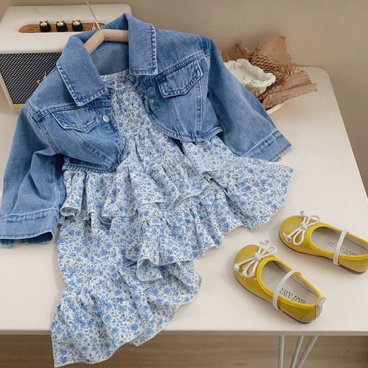 Conjunto Infantil Mujer Chaqueta + Vestido