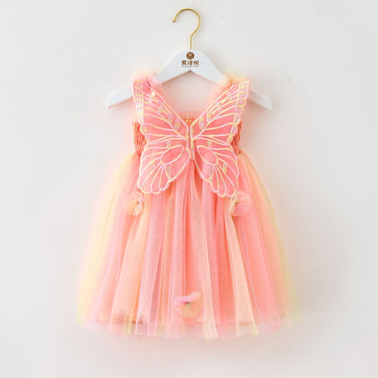 Vestido Infantil Asinha Tul Colores